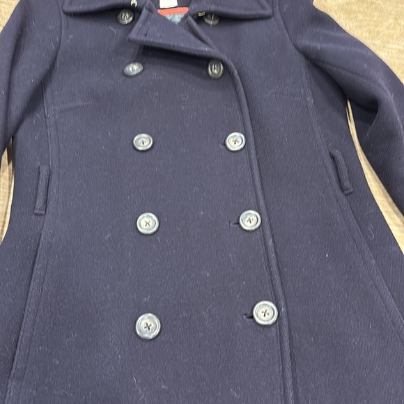 J Crew classic long Peacoat - Picture 6 of 8